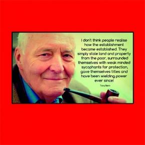 Tony Benn Establishment Quote